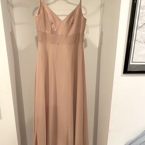 Sand/Beige David’s Bridal Bridesmaid Gown